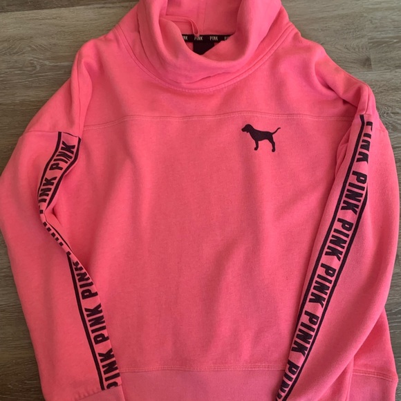 Victoria’s Secret PINK Turtleneck Sweatshirt - Size Small - Picture 2 of 4